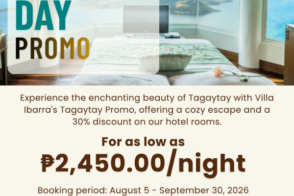 Rainy Day Promo Villa Hotel Room